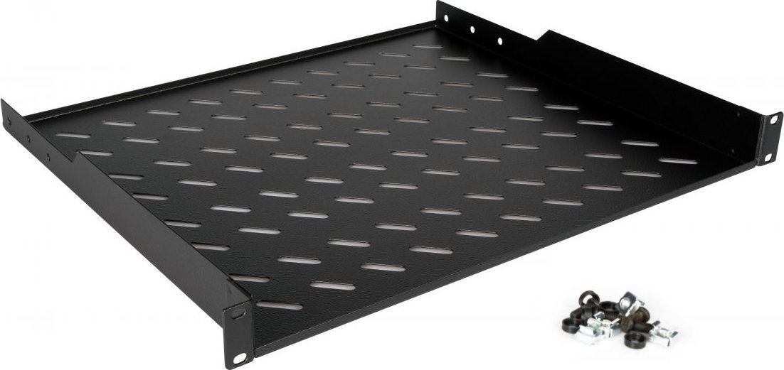 Raft i fiksuar për kabinet 19" LevelOne Equip 280618 EZFS-19-1-60-B, 1U, 600 mm, i zi