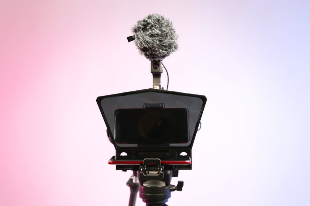 Teleprompter Newell Desview T2, i zi