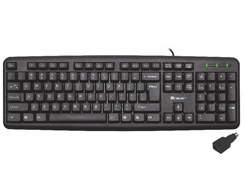 Tastierë Tracer Maverick USB + PS/2, e zezë