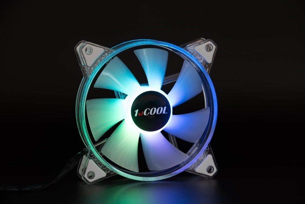 Ftohës 1stCOOL AURA EVO F12 ARGB (F12-AURA-EVO-CR), 120 mm