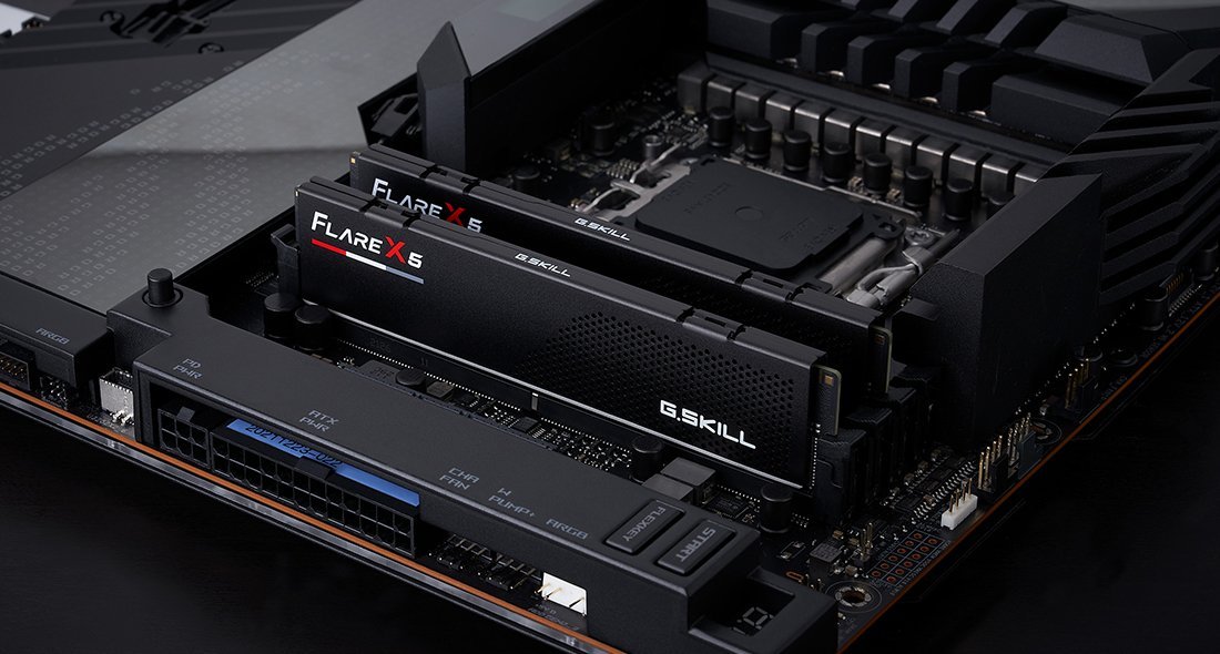 Memorie RAM G.Skill Flare X5 F5-6000J2836G32GX2-FX5, 64GB DDR5 6000MHz, 2x32GB