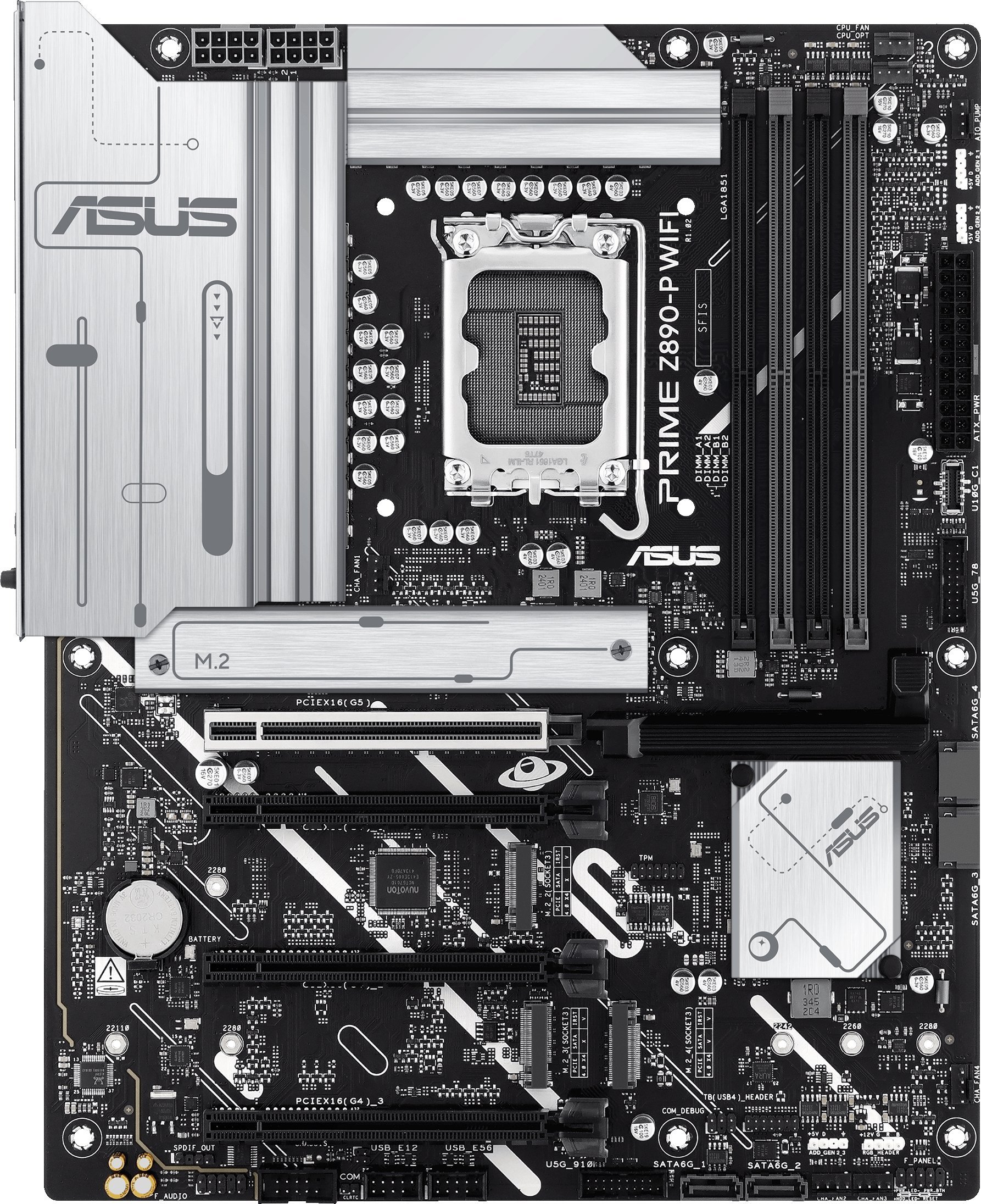 Pllakë amë ASUS PRIME Z890 P WIFI, Intel Z890, LGA1851, ATX
