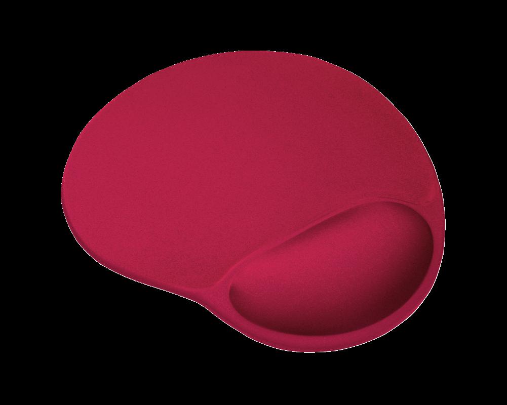 Mousepad ergonomik Trust BigFoot, me mbështetje për kyç, i kuq