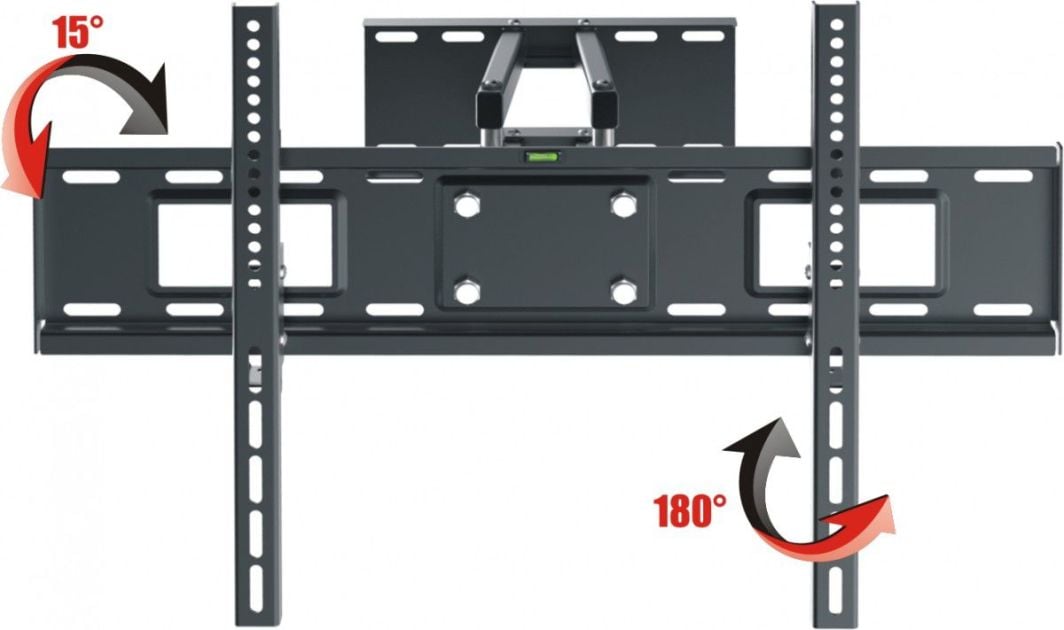 Ѕиден држач за телевизор Red Eagle Hammer RR, 23"-70", до 50 kg, црн