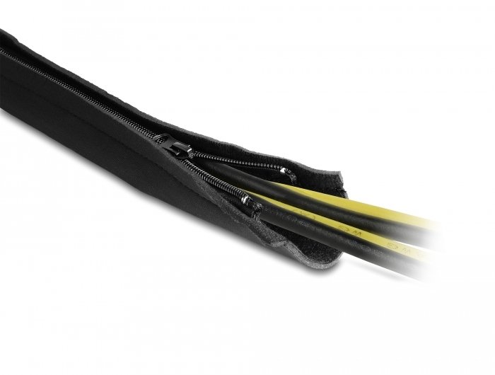 Organizues kabllosh Delock Cable Management Grommet 20913, neopren, 1.5 m, i zi