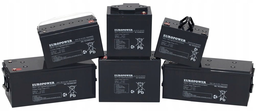 Bateri UPS Europower EP4.5-6, 6V, 4.5Ah, e zezë
