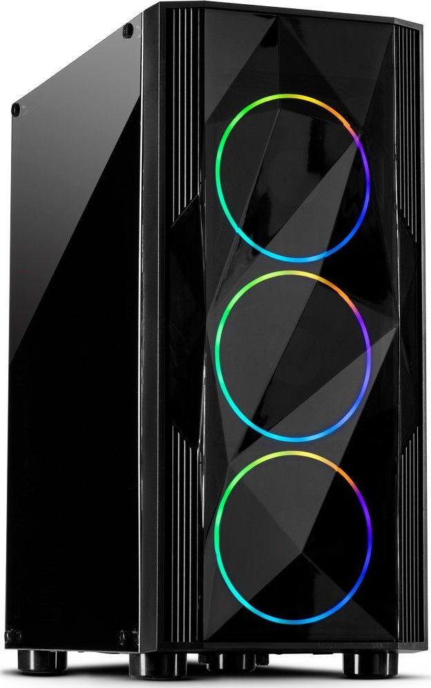 Kasë Inter-Tech A-3401 Chevron ARGB, Midi Tower