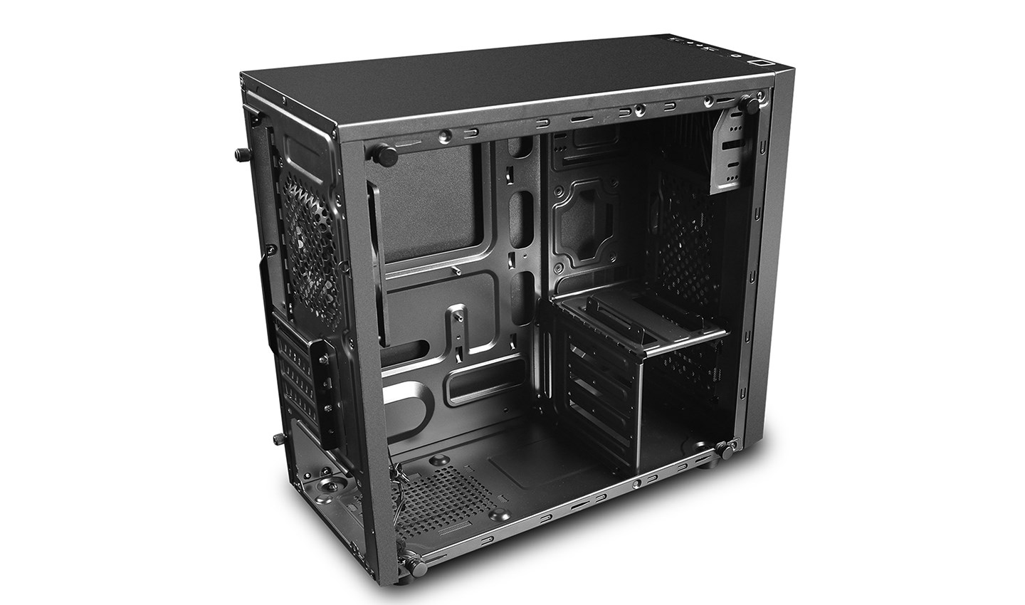 Kasa PC Deepcool Matrexx 30 Mini Tower, xham i temperuar, e zezë
