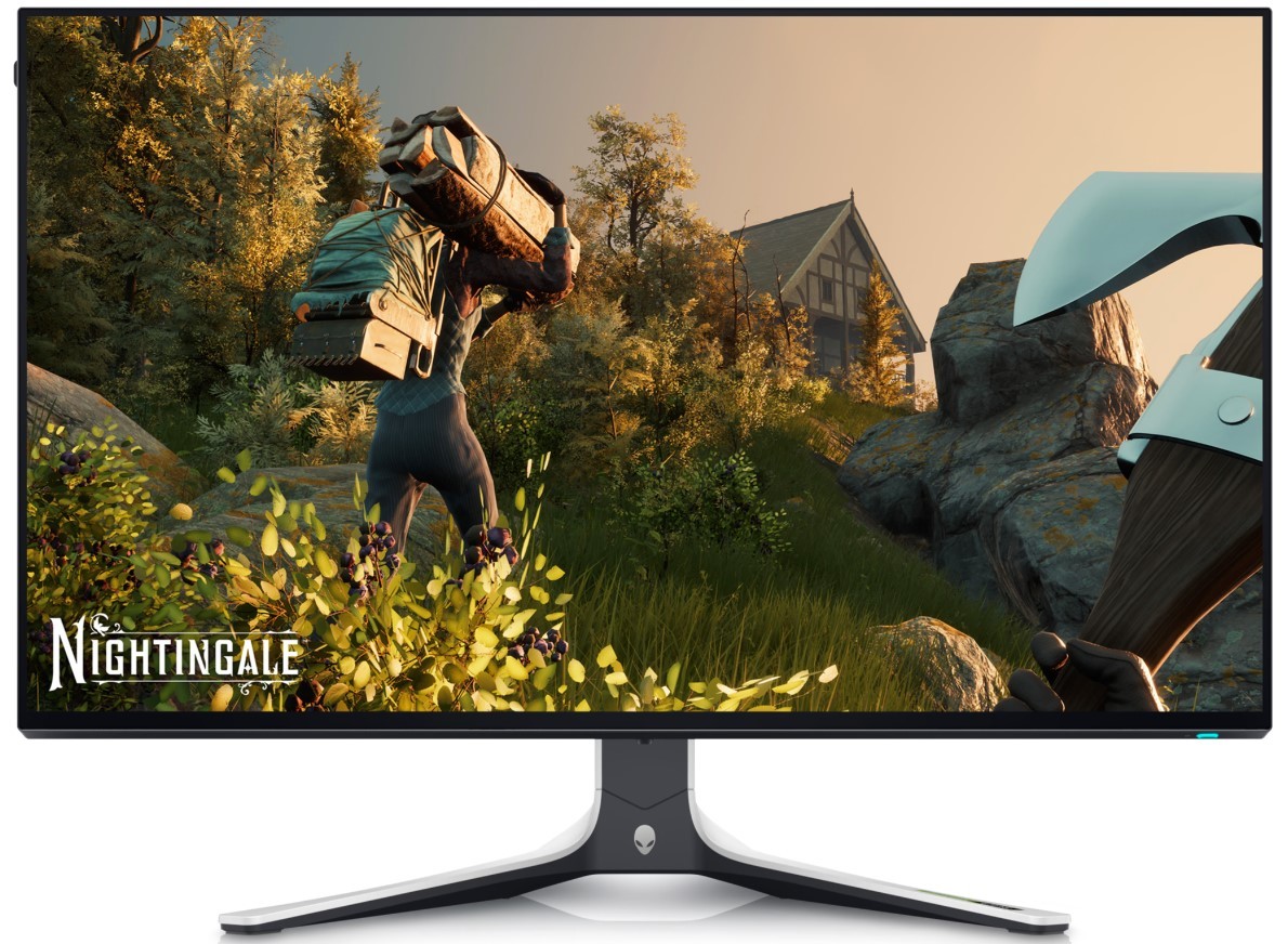 Monitor Dell Alienware AW2723DF, 27", 240Hz, 2560 x 1440, i zi/ bardhë
