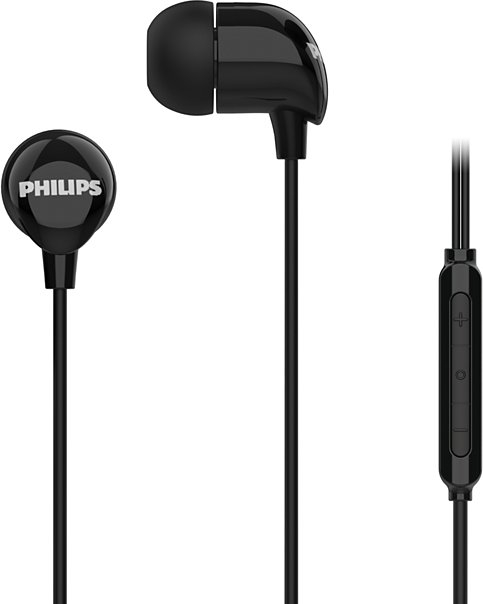 Kufje me kabllo Philips TAE2146BK/00, in ear, me mikrofon, të zeza