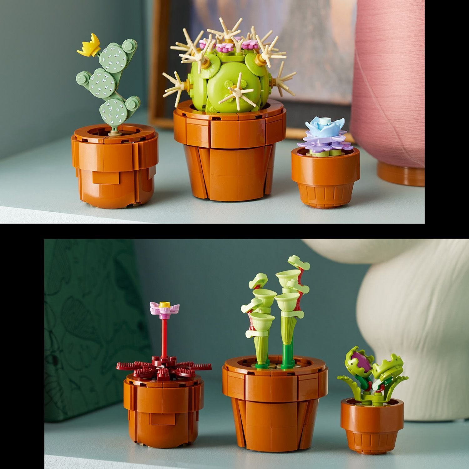 Set LEGO Icons Tiny Plants 10329, 758 pjesë, për të rritur, shumëngjyrësh