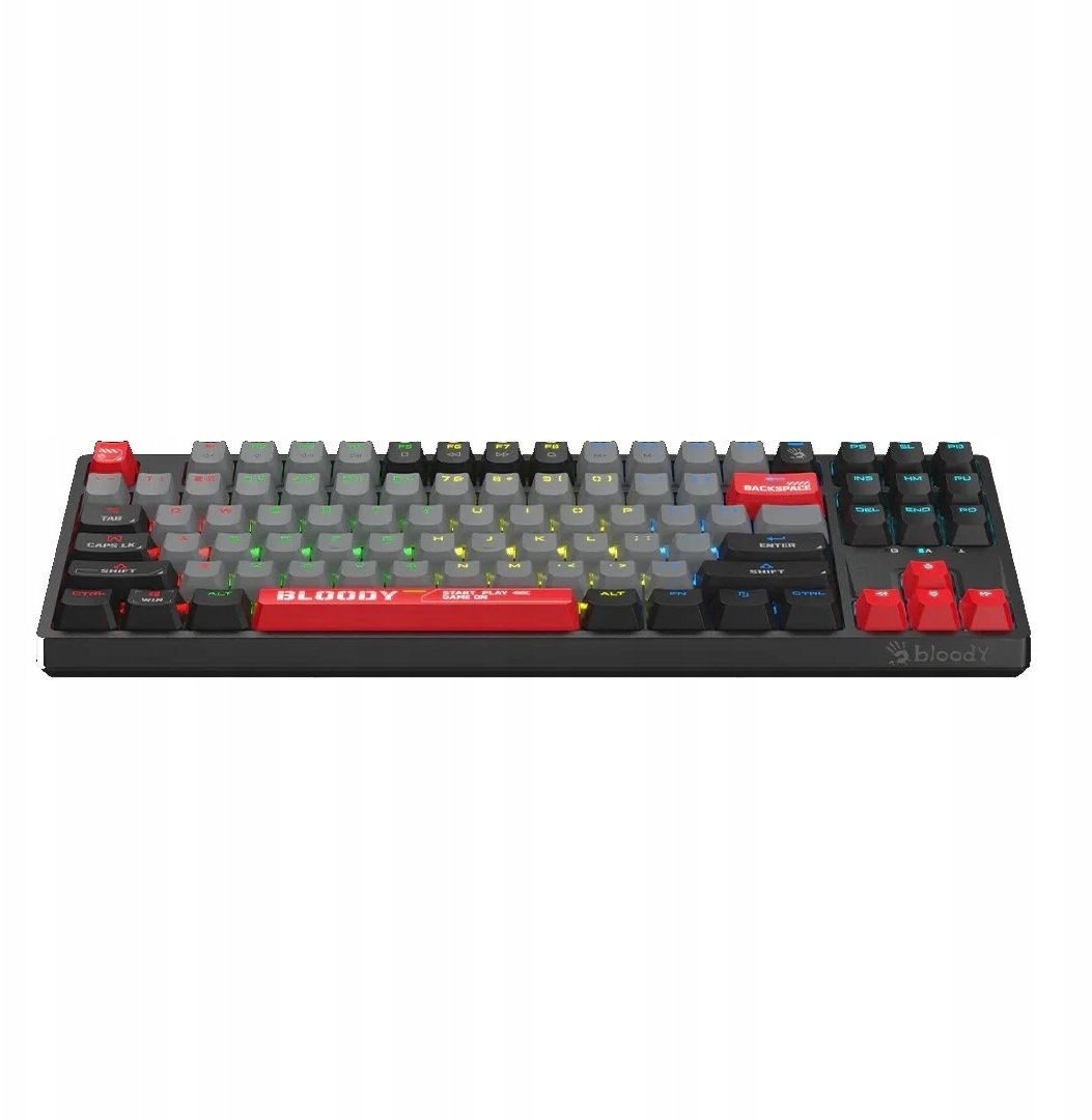 Гејминг тастатура A4tech Bloody S87, механичка, RGB, Energy Red