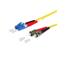 Оптички патч кабел BTR OpDAT 151P1JOAO10E, OS2 SM, LC-D во 2xST, 1m, жолт