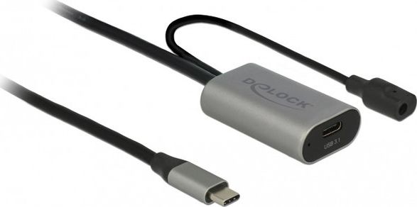 Kabllo USB Delock USB C në USB C, 5 m, 5 Gbps, e zezë