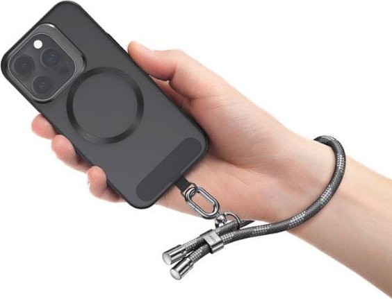 Rrip dore universal për telefon Usams Rowy US-ZB317, 34cm, poliester, rozë