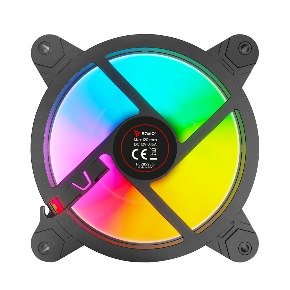 Ftohës Savio FAN-01, 12 cm, i zi