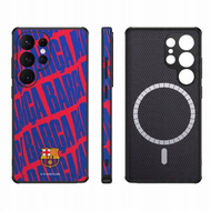 Mbulesë magnetike telefoni OCPC FCB Mag, për Samsung Galaxy S25 Ultra, suport i integruar, e zezë