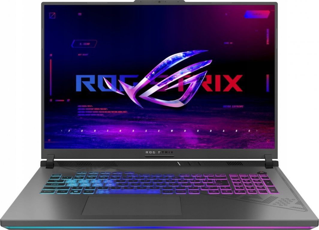 Лаптоп Asus ROG Strix G18 G814JI-N6132W, 18", Intel Core i7-13650HX, 16GB RAM, 1TB SSD, NVIDIA GeForce RTX 4070, темно сива боја