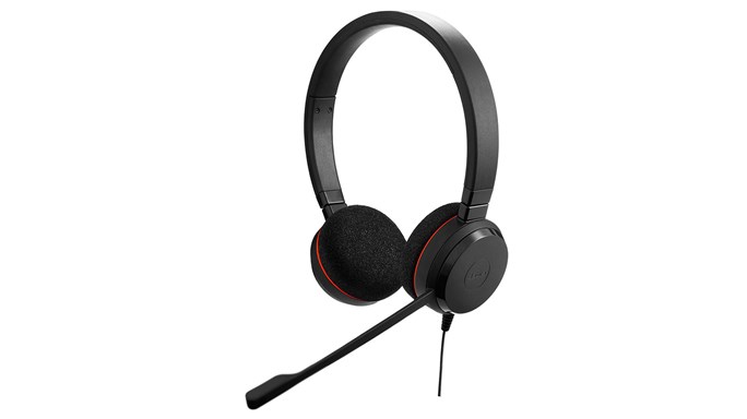 Kufje Jabra Evolve 20 MS Stereo, të zeza