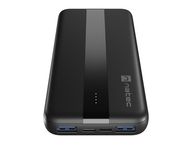 Power bank Natec, 10000mAh, 3 porta USB, Li Polymer, i zi