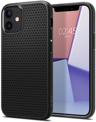 Mbrojtëse Spigen Liquid Air për iPhone 12 mini, e zezë