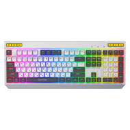 Tastierë gaming Hator Icefall, me kabllo, RGB, e bardhë