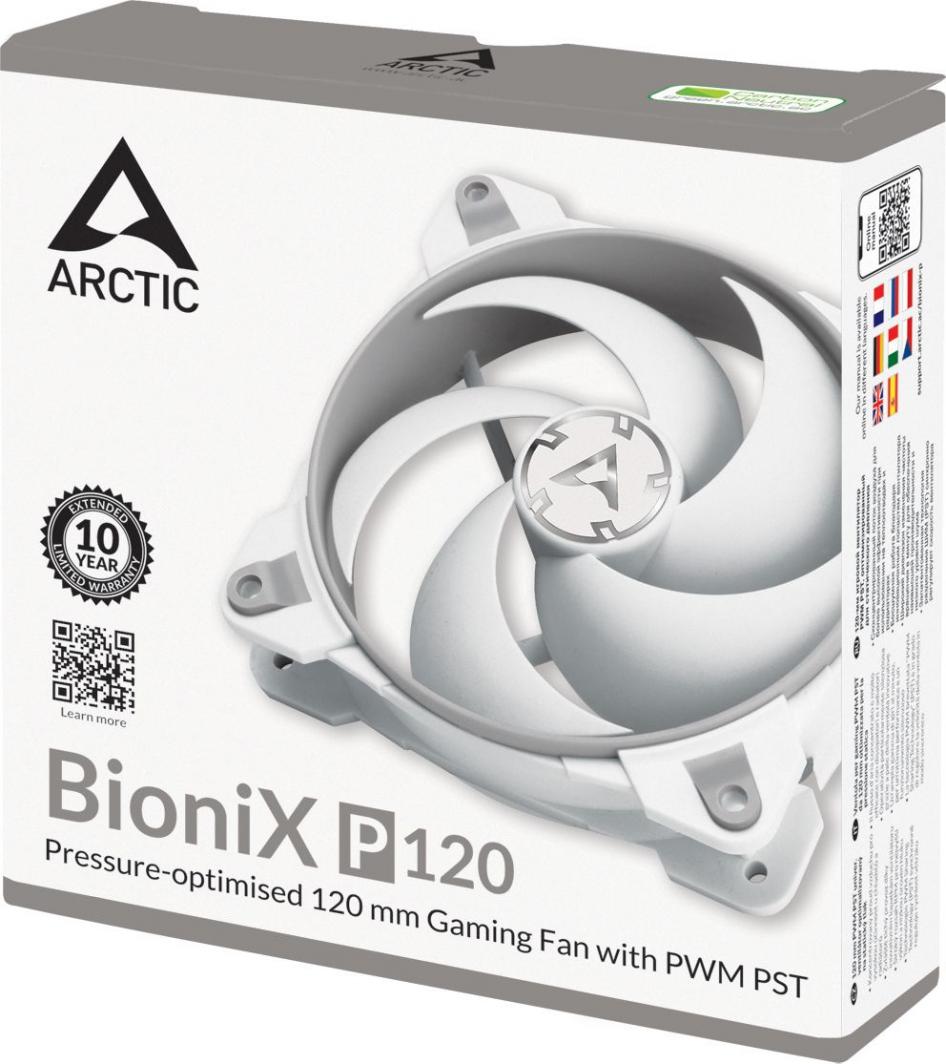 Ftohës Arctic BioniX P120, 120 mm, i bardhë