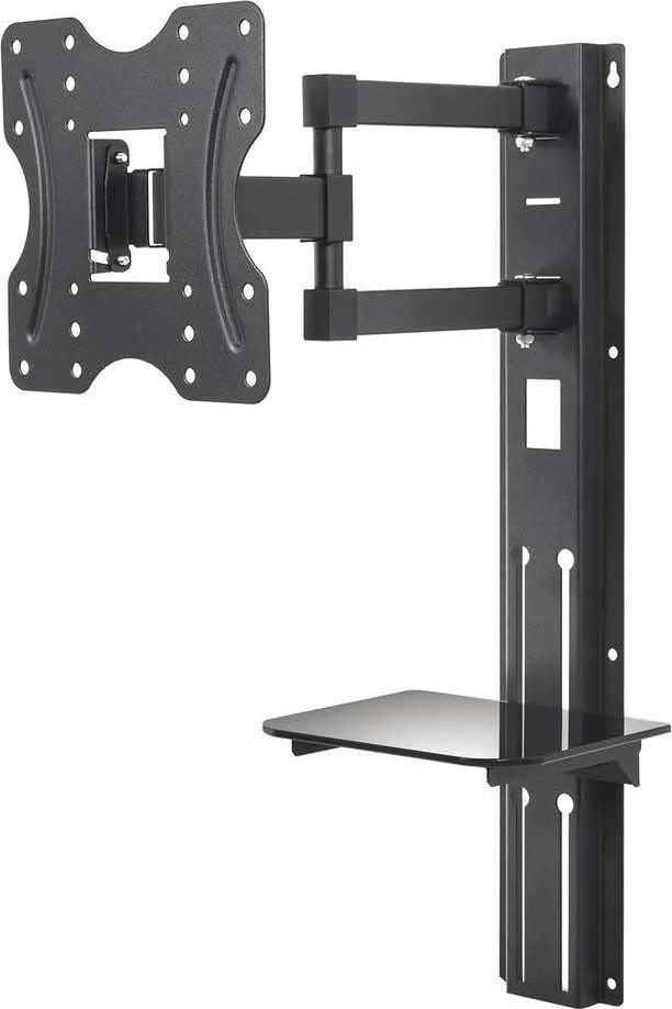 Montuese për televizor Maclean 23" - 42" DVD VESA 200x200 (MC-771), e zezë, 30 kg