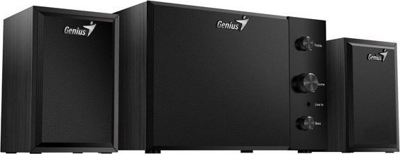 Altoparlantë Genius SW-2.1 350, 2.1, 15W, të zi