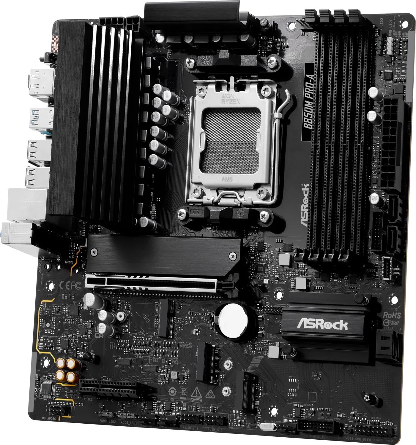 Pllakë amë ASRock B850 Pro A, socket AM5, DDR5, ATX 2