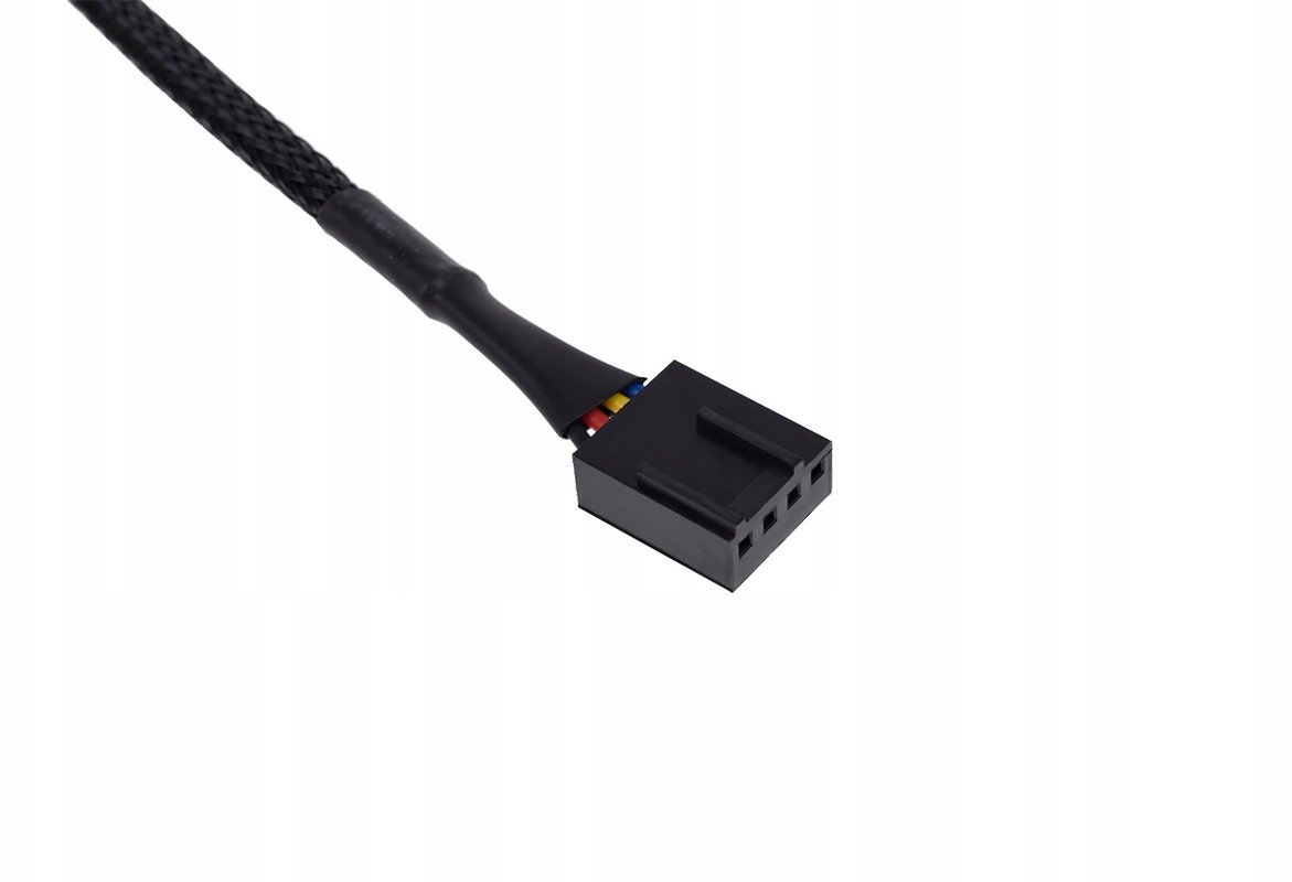 Kabllo zgjatëse PWM Gelid CA-PWM-08, 4-pin, 60cm, e zezë