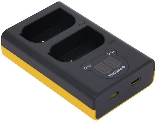 [OUTLET] Karikues PATONA Quick Dual për Panasonic DMW-BLK22, USB, i zi