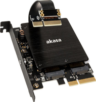 Adapter për SSD Akasa AK-PCCM2P-04, 2x M.2 NVMe, PCIe 3.0 x4, me RGB