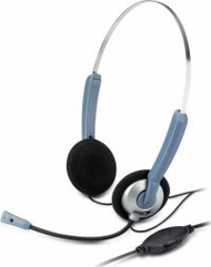 Слушалки Genius HS-02B, сина/сребрена