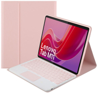 Këllf me tastierë Bluetooth Strado për Lenovo Tab M11, me touchpad, rozë