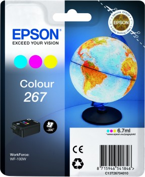 Ngjyrë printeri Epson Singlepack 267, 3 ngjyra