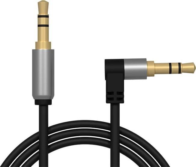 Kabllo audio Blow, Jack 3.5mm në Jack 3.5mm, 1m, e zezë