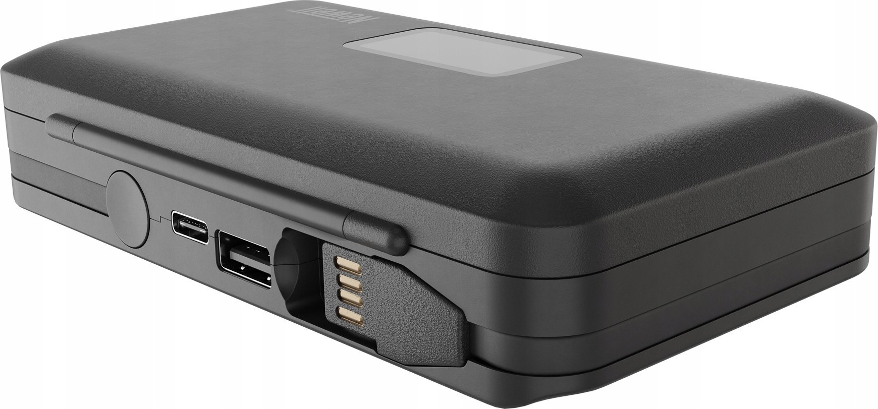 Karikues me powerbank dhe lexues SD Newell LCD për Canon LP-E6, ekran LCD, portativ, i zi