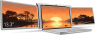 Monitor portativ MISURA 3M1303S1, 13.3", Full HD, USB C, argjendtë