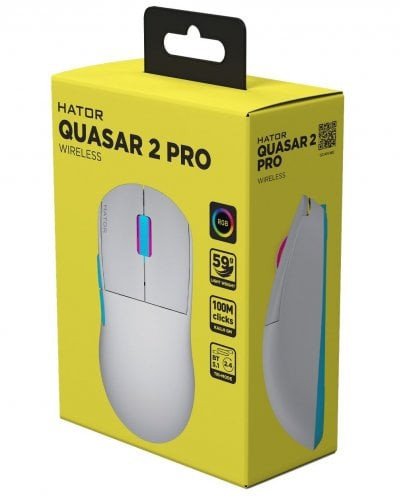 Maus gaming Hator HTM561WC Quasar 2 Pro, wireless, 26000 DPI, i zi