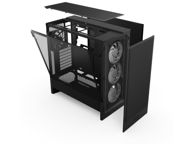 Kasë NZXT H5 Flow RGB (2024), e zezë