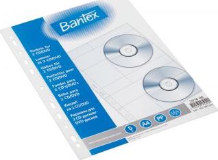 Set mbrojtëse për CD Bantex, 5 copë, transparente