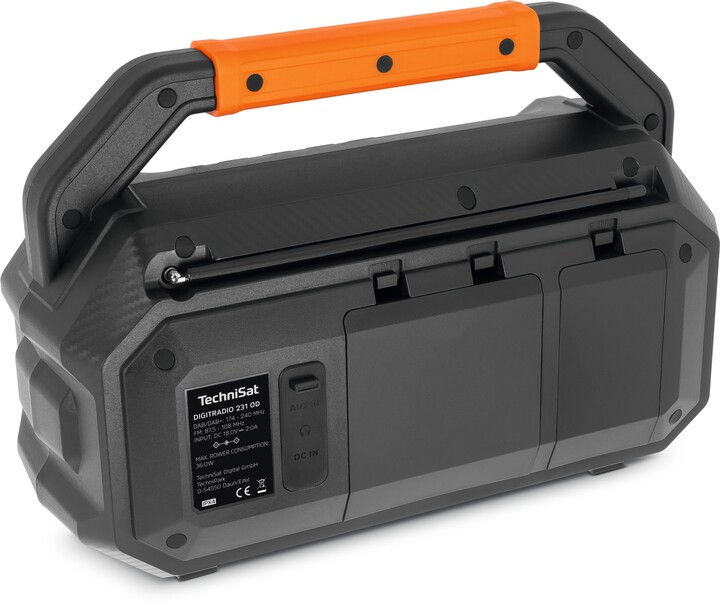 Radio TechniSat DigitRadio 231 OD, e zezë