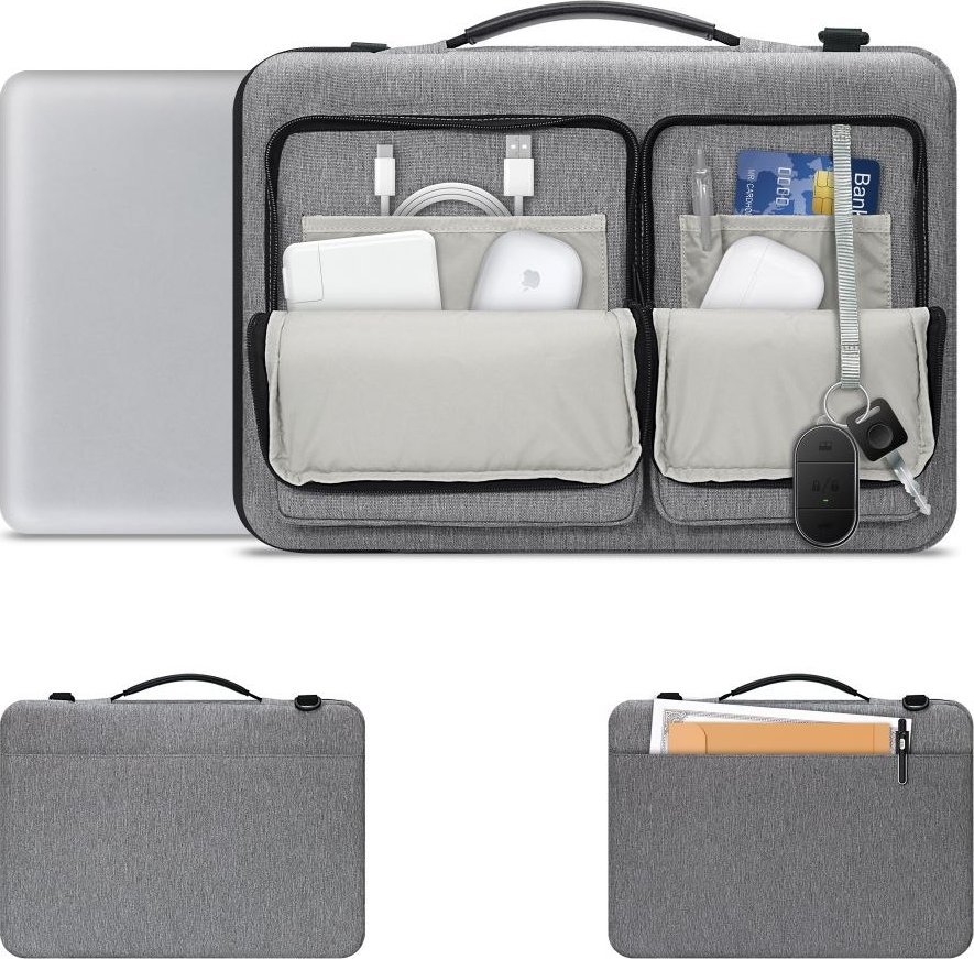 Çantë laptopi Tech-Protect Defender, 15-16", gri Crayon