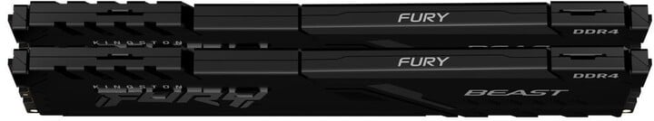 Module të memories Kingston Fury Beast Black 32GB (4x8GB) DDR4 3200 CL16
