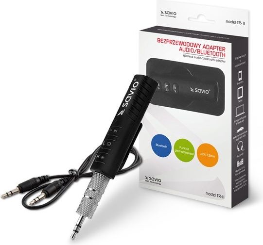 Përshtatës Bluetooth Savio TR11B minijack 3.5mm 