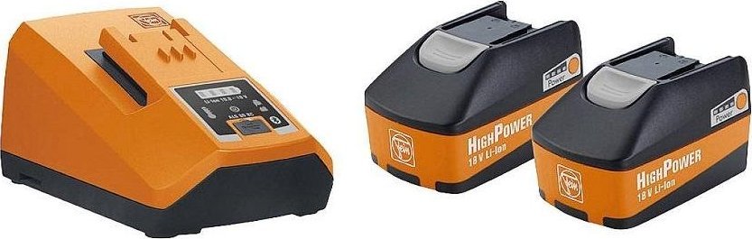 Set bateri dhe karikues FEIN 92604325010, 2x HighPower Li ion, karikues i shpejtë, portë USB