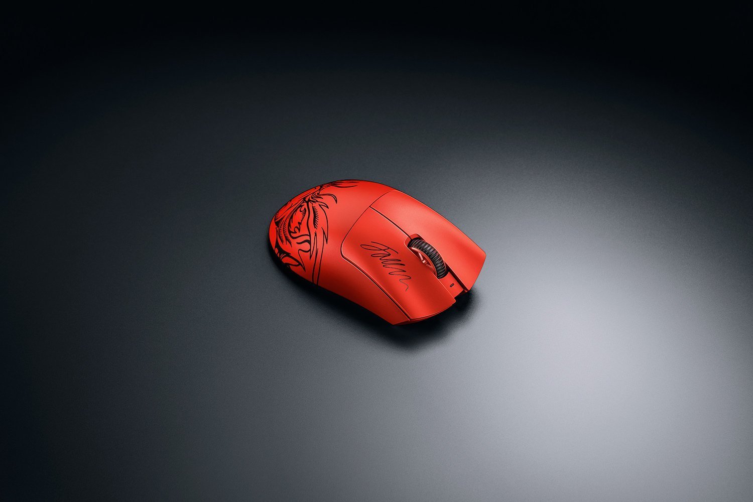 Maus gaming Razer DeathAdder V3 Pro Faker Edition, wireless, 63 g, i kuq