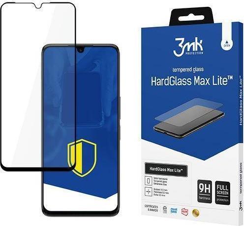 Xham mbrojtës 3MK HardGlass Max Lite për TCL 30 30 Plus, 9H, i zi