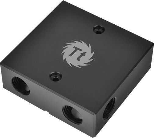 Ura ujëftohëse për grafikë Thermaltake Dual, konektorë 1/4", model CL-W060-PL00BL-A, e zezë